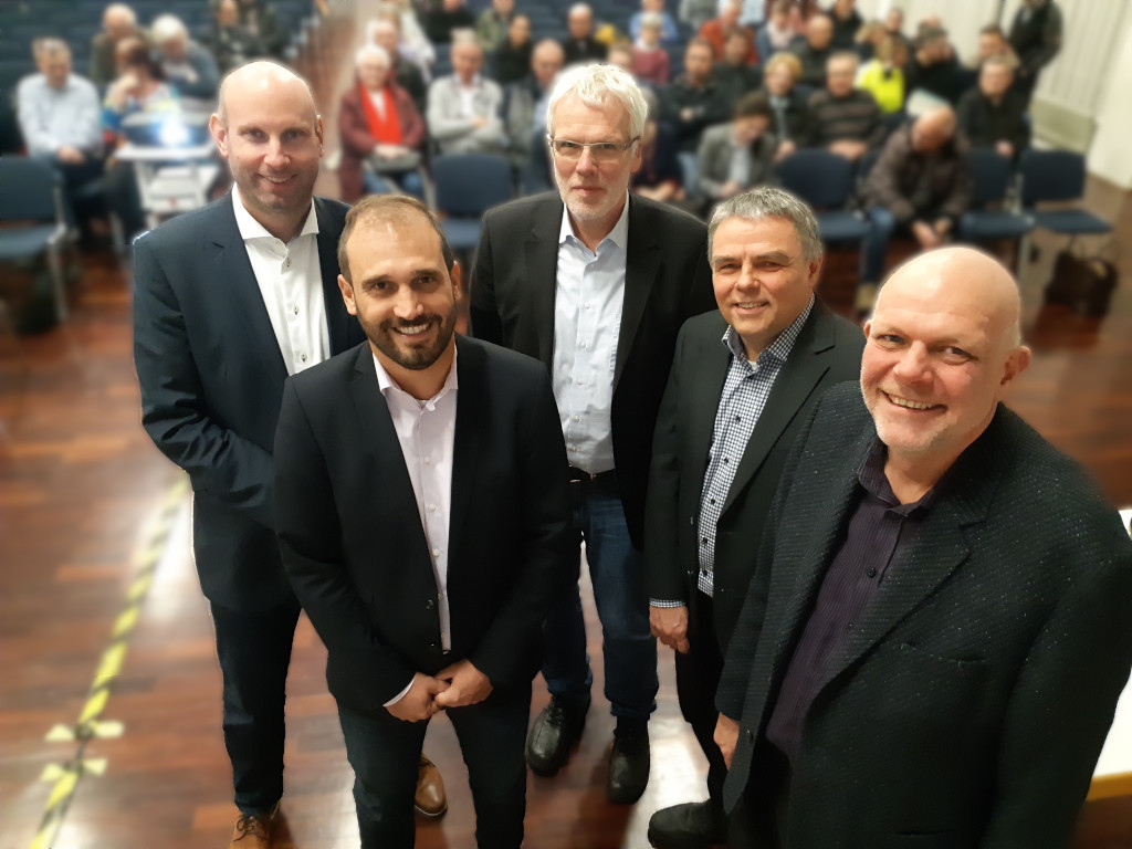 Dr. Alexander Nolte, Christopher Schmidt, Volker Mohr, Manfred Merz, Christof Nolda.